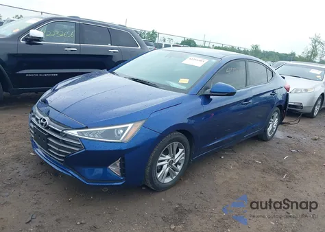 2020 Hyundai Elantra Sel из США, поврежденный, VIN 5NPD84LF9LH593415